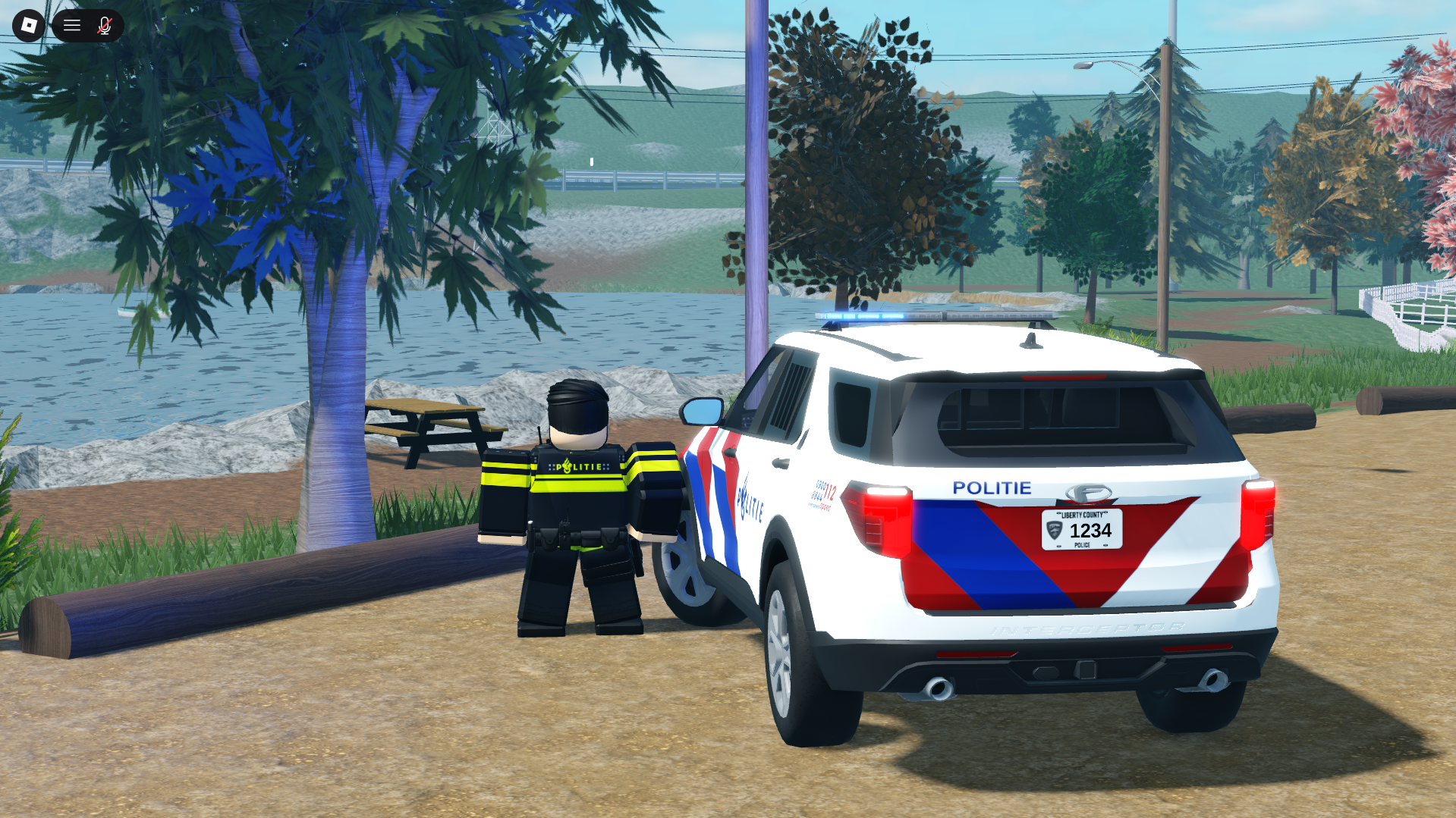 High quality ER:LC police scene